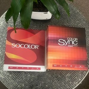 Two gently used Matrix color swatch books.